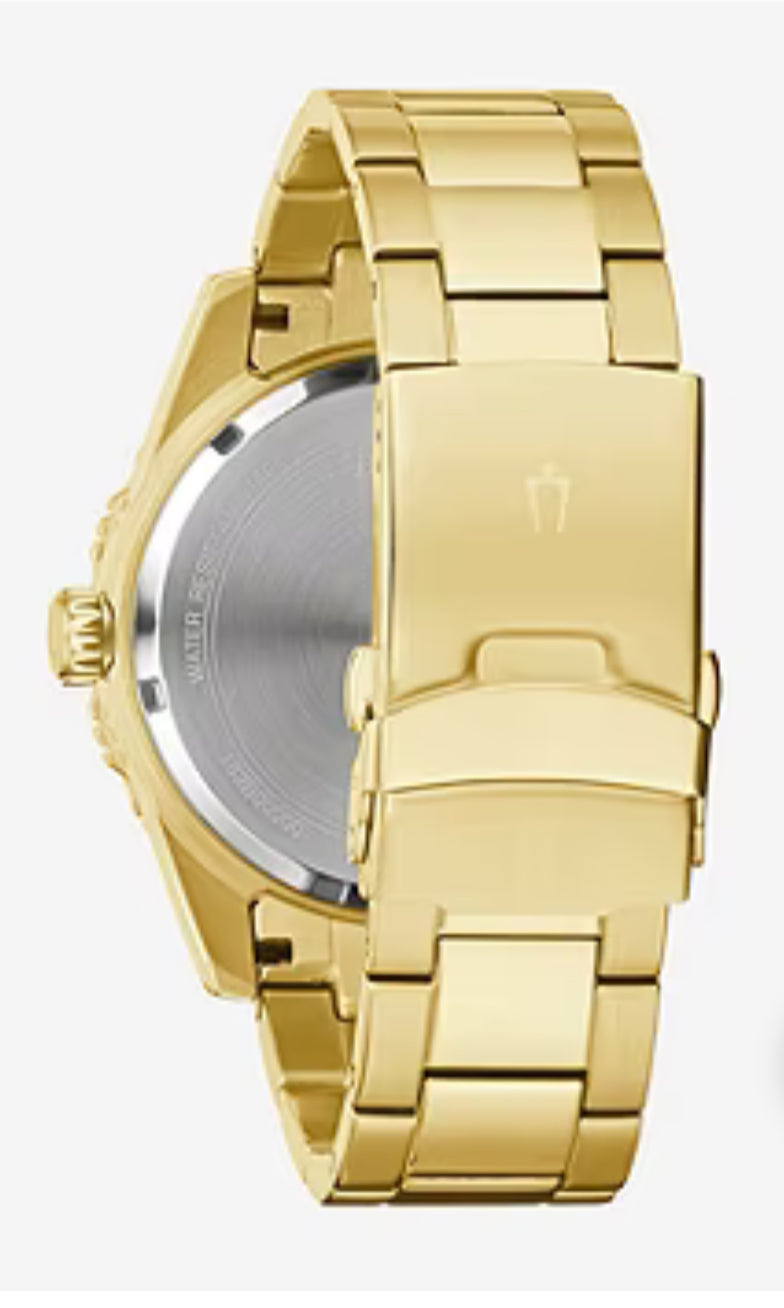 Bulova Men’s Marine Star Gold Watch