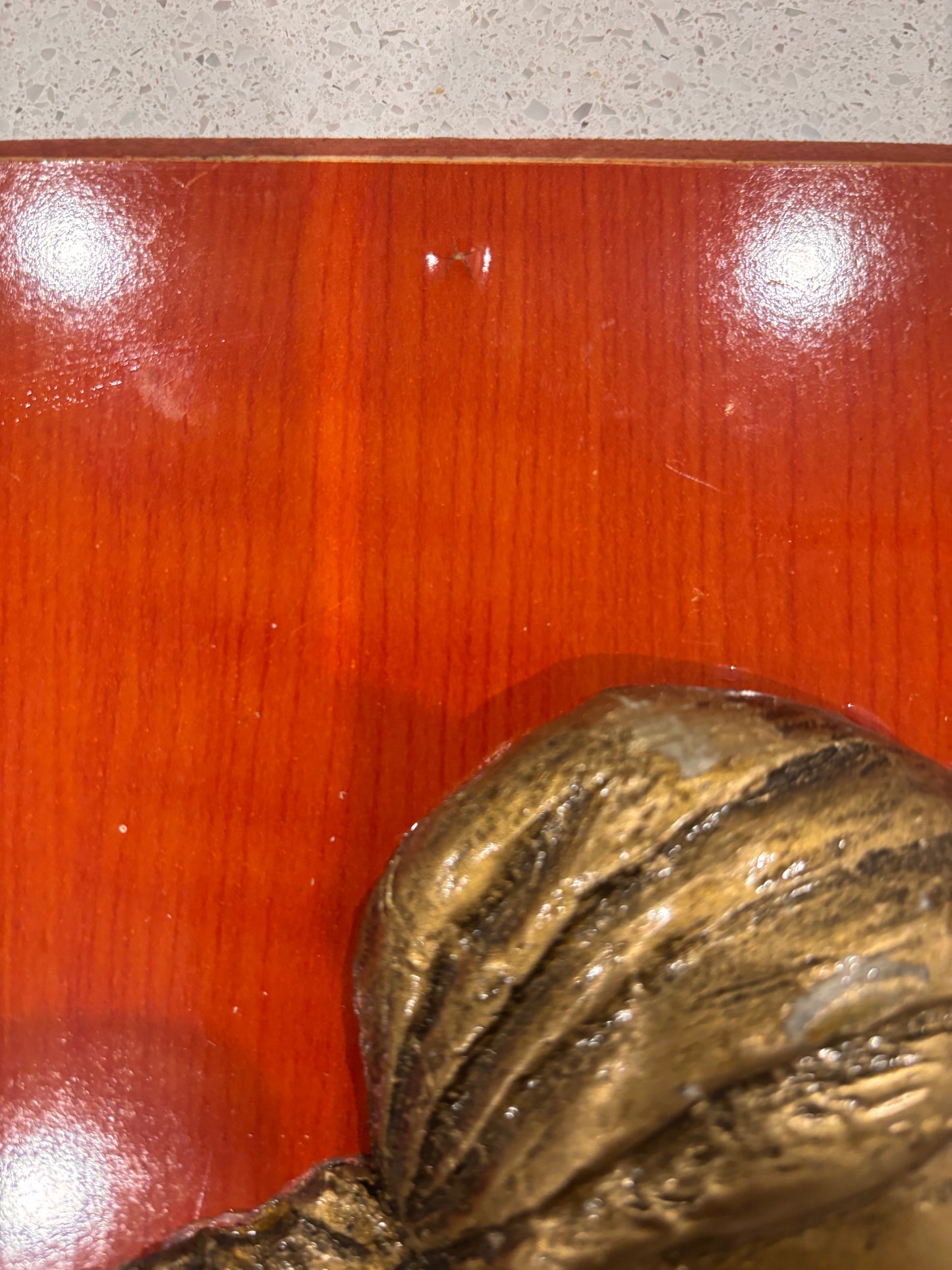 Handcrafted Mother & Child Relief Sculpture