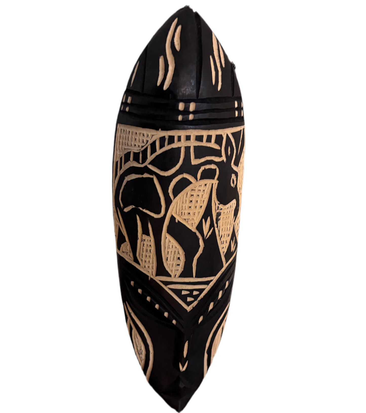 Hand crafted Antique Nigerian Mask sculpture