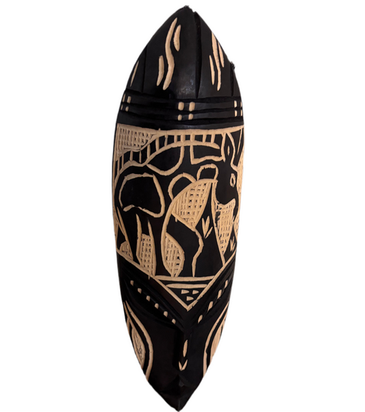 Hand crafted Antique Nigerian Mask sculpture