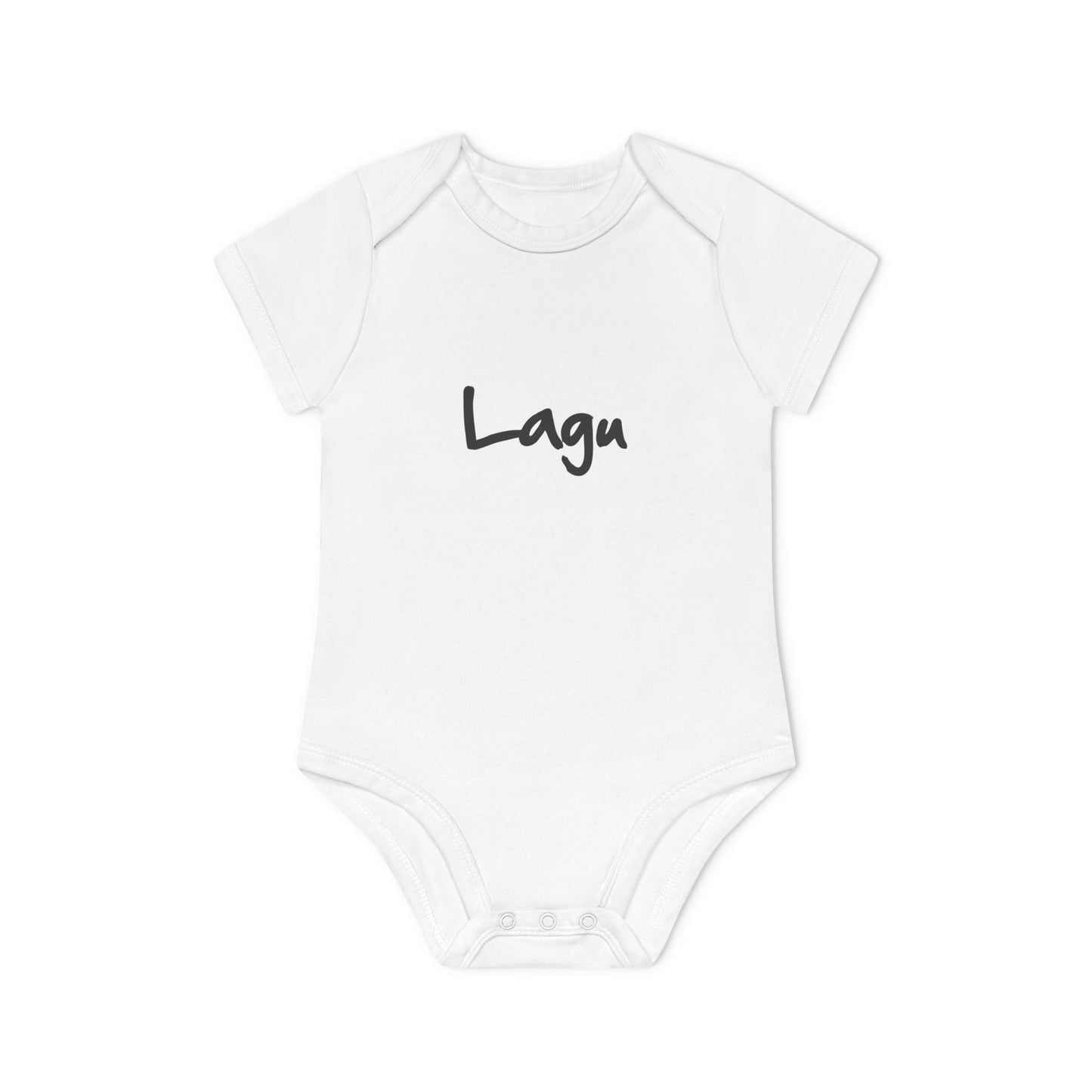 Lagu™️ Baby Bodysuit Organic Short Sleeve Infant Onesie