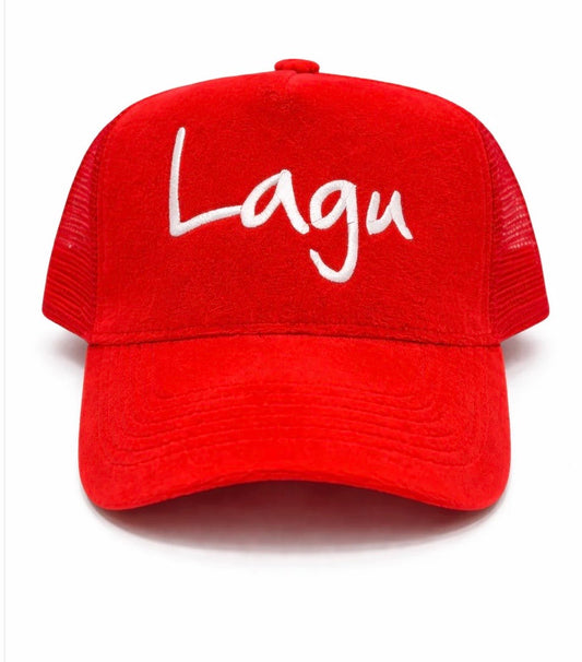 Lagu™️ Velvet Red Trucker Hat