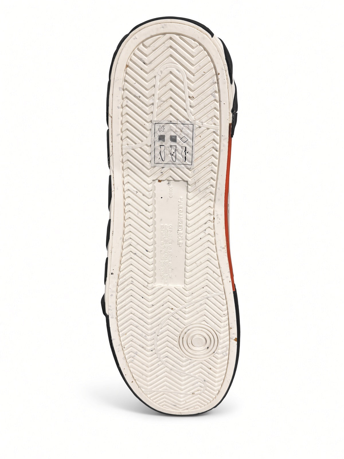 Off-White Low Vulcanized Canvas — White / Pink Arrow with Box