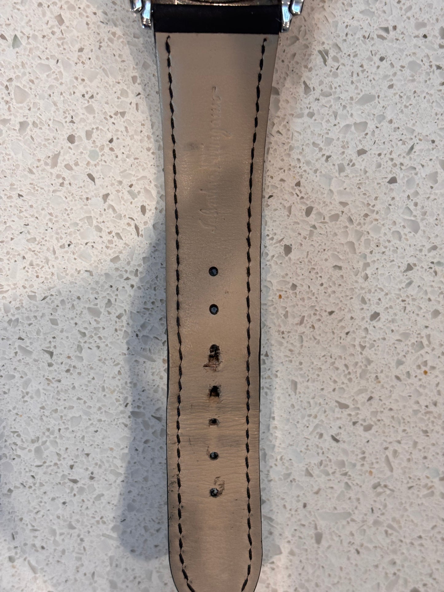 Pre-Owned Salvatore Ferragamo Men’s 44mm 1898 Sport Leather Watch