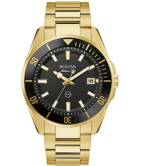 Bulova Men’s Marine Star Gold Watch
