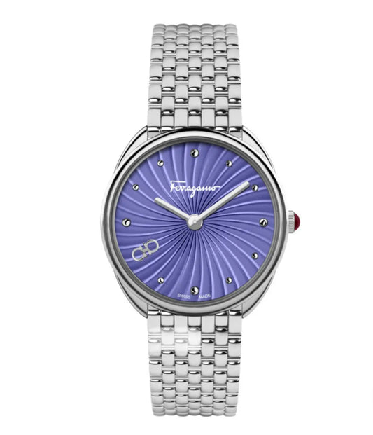 Salvatore Ferragamo Women’s Cuir SS Watch