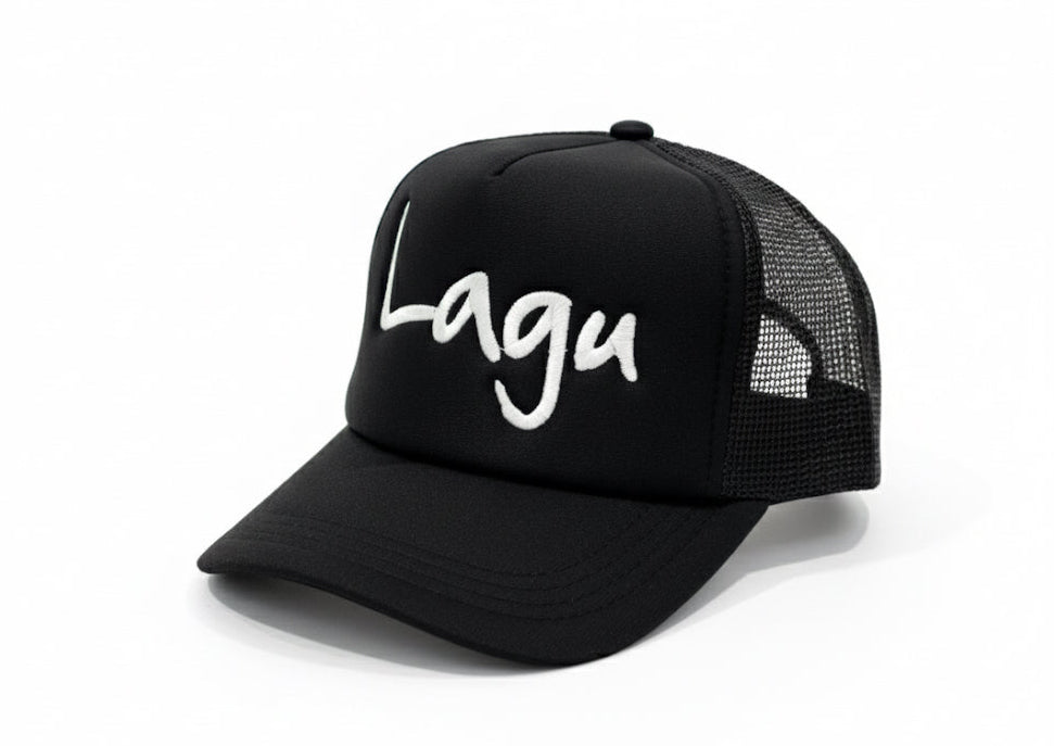 Lagu™️ 'Smoke Black ' Trucker SnapBack
