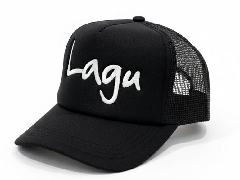 Lagu™️ 'Smoke Black ' Trucker SnapBack