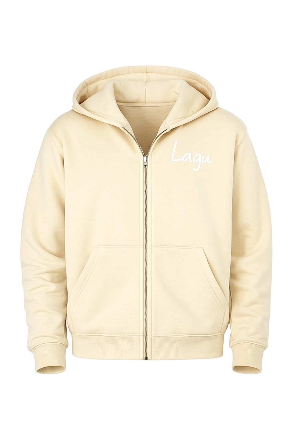 Limited Edition Lagu™️ CREAM HEAVYWEIGHT ZIP UP