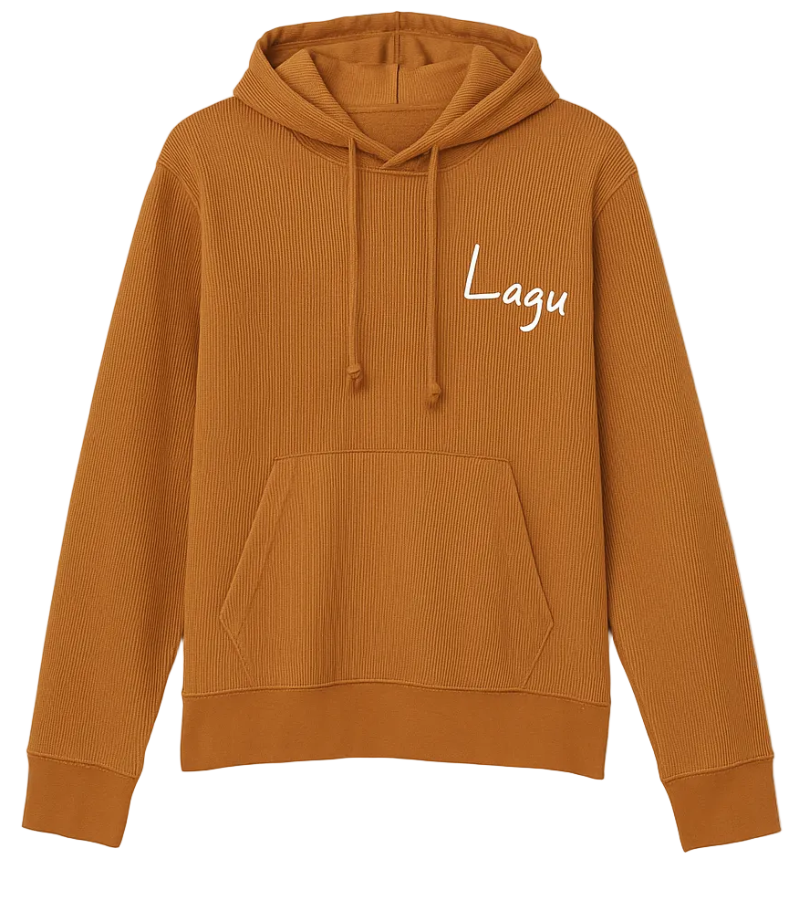 Lagu™️ Brown WAFFLE KNIT HOODIE