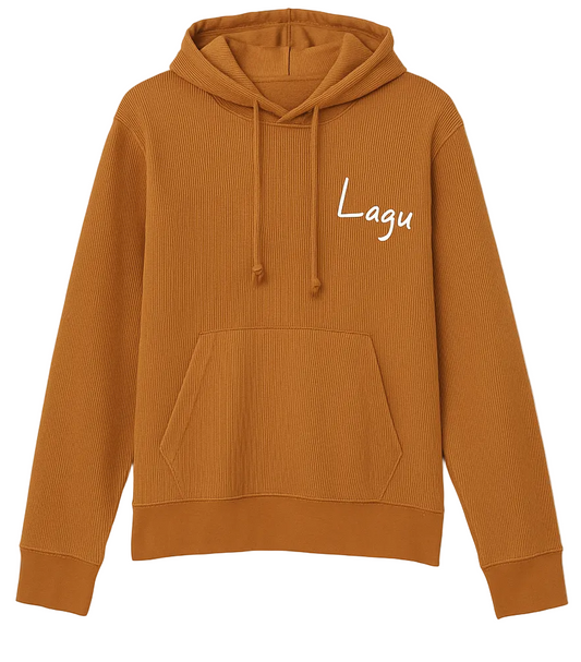 Lagu™️ Brown WAFFLE KNIT HOODIE